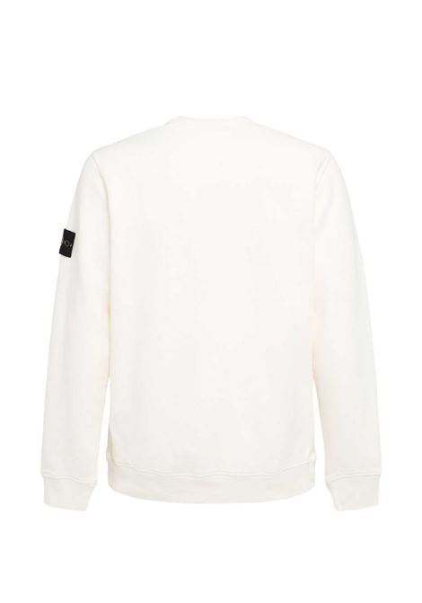 felpa 6100060 uomo avorio STONE ISLAND | L1S15 6100060 S0051V0093